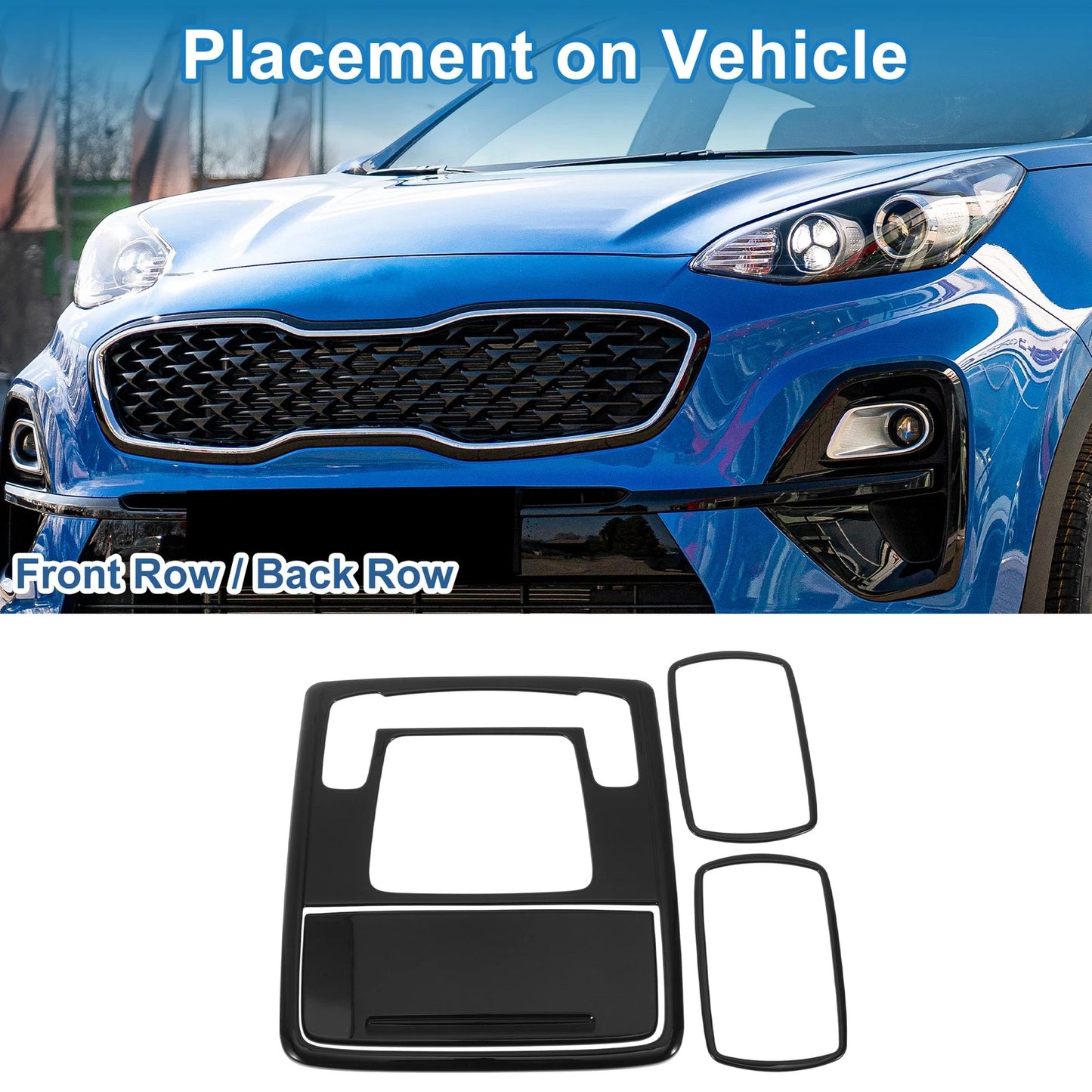 Light Trim Bezel for Honda Stepwgn (2023) - Black