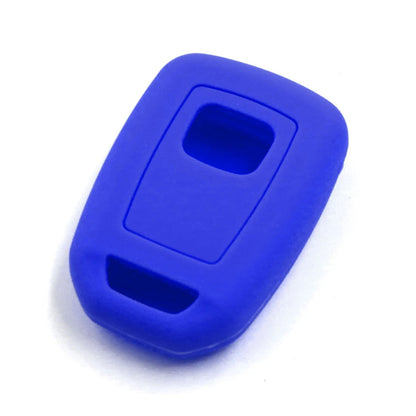 Blue Silicone Key Fob Cover Case for Honda Crider, Civic, Jade