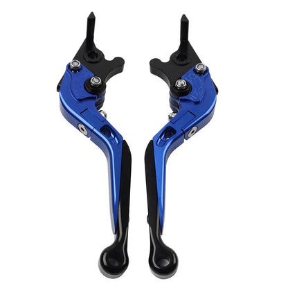 CNC Blue Extendable Brake Clutch Levers for Kawasaki Z900RS ZX6R (2018-2022)