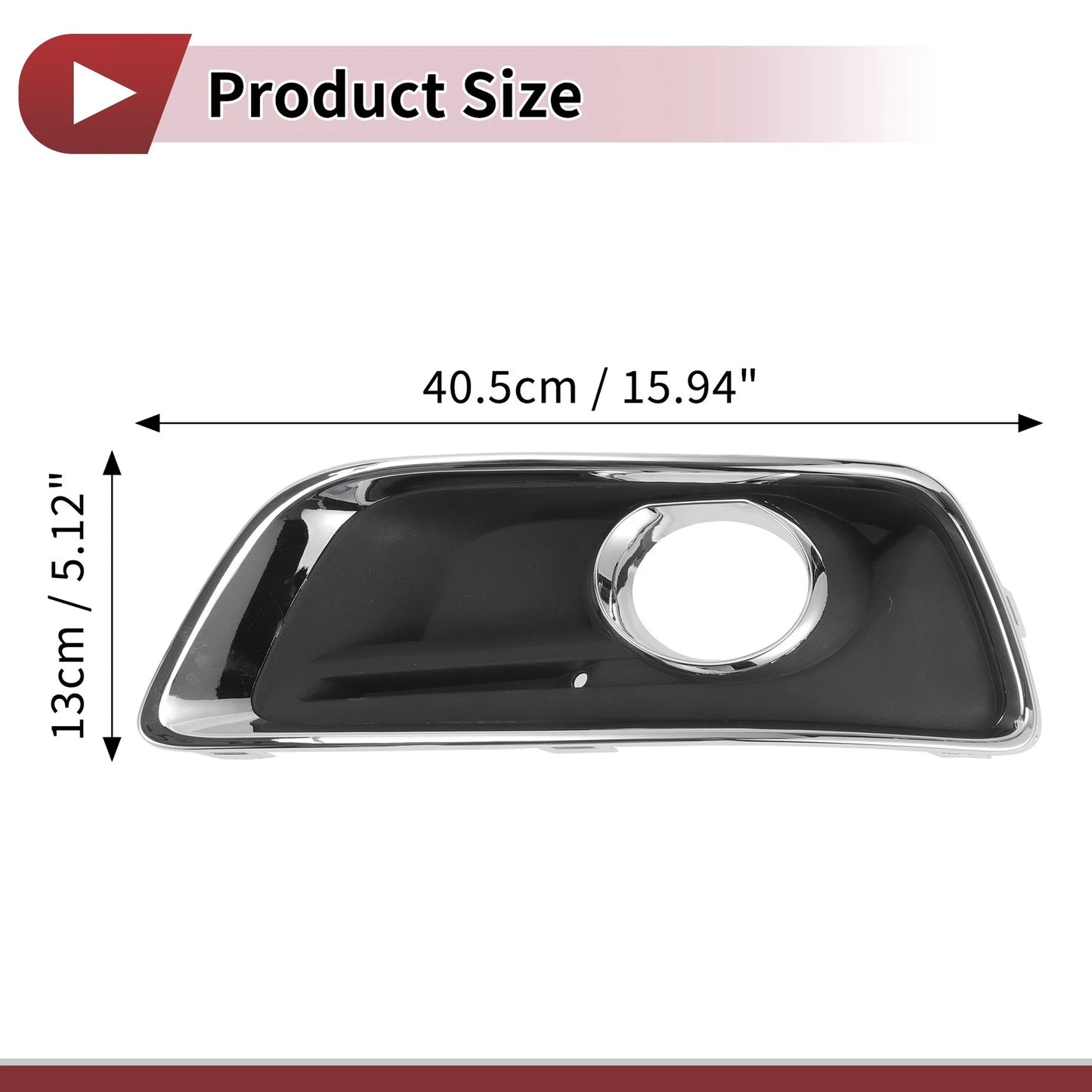 1 Pc Fog Light Grill for Chevy Malibu (2013–2014) No. 20768823