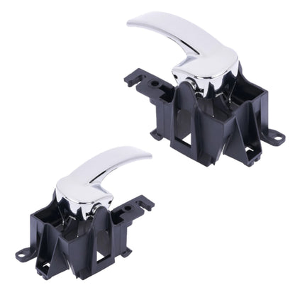 Set of 2 Chrome Inner Door Handles for Nissan Navara D40 (2005–2015)