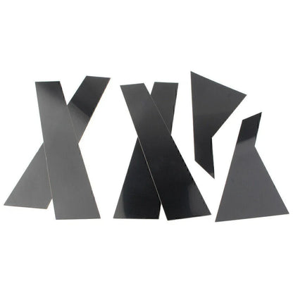 6 x Black Door Window Trim Covers for Kia Forte (2019-2024) Sedan