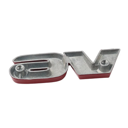Universal Metal V6 Logo Car Fender Trunk Engine Emblem Badge Red