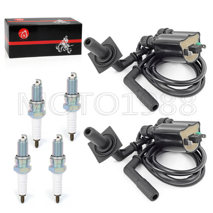 Ignition Coil Pack & Spark Plug Set for Honda VT1100 Shadow (1997–2007)