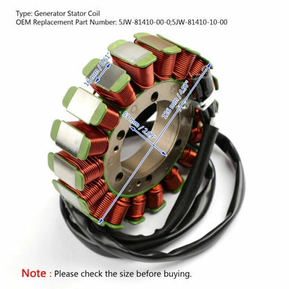 Alternator Stator for Yamaha FJR1300 (2001–2005) 5JW-81410-10-00A