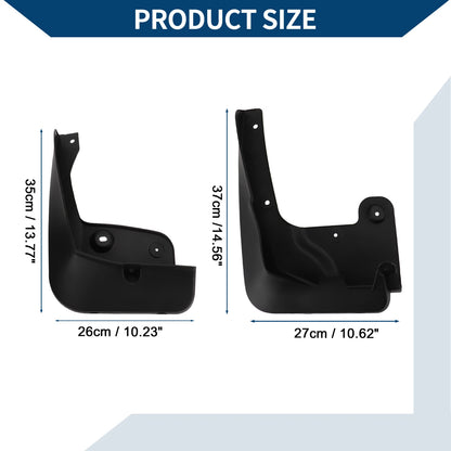Set of 4 Mud Flaps Splash Guards for BMW X4 (2014–2018)