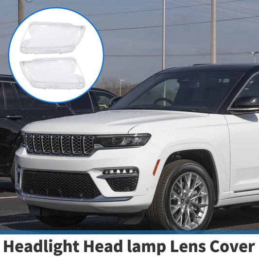 1 Pair Headlight Lens Covers for Jeep Grand Cherokee (2001-2003)