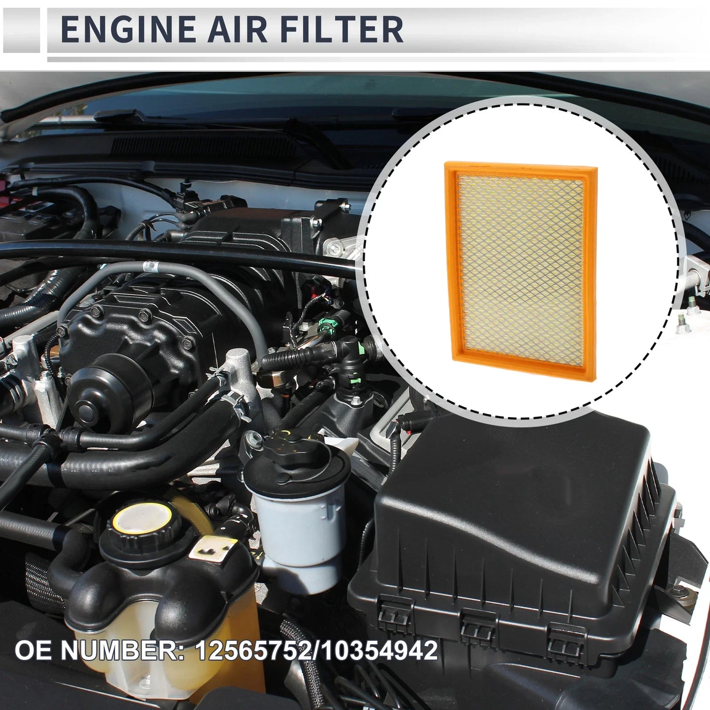 Engine Air Filter for Chevrolet Uplander (2005-2008) - 1 Piece