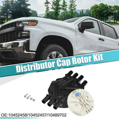 Ignition Distributor Cap and Rotor Kit for Chevrolet (No. 10452458/10452457)