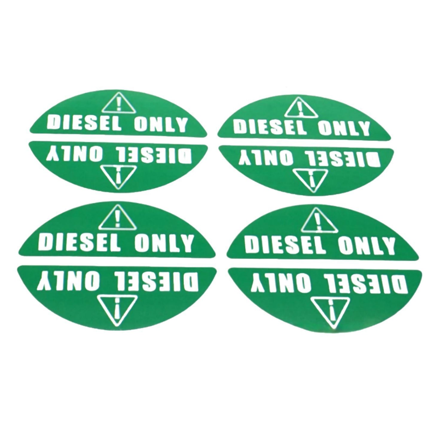 16 Pair Diesel Only Decal Stickers for Truck (Weatherproof)