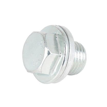 Set of 10 M12x1.25 Engine Oil Pan Drain Cap Screw Bolt Plugs with Gasket