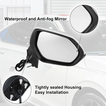 3 Pin Right Side Exterior Door Mirror Assembly for Toyota Corolla (2020–2022)