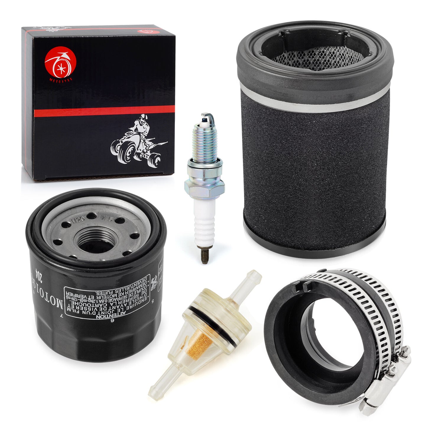 Set of 4 Filters for Kawasaki KVF360 Prairie 360 (2003–2013)