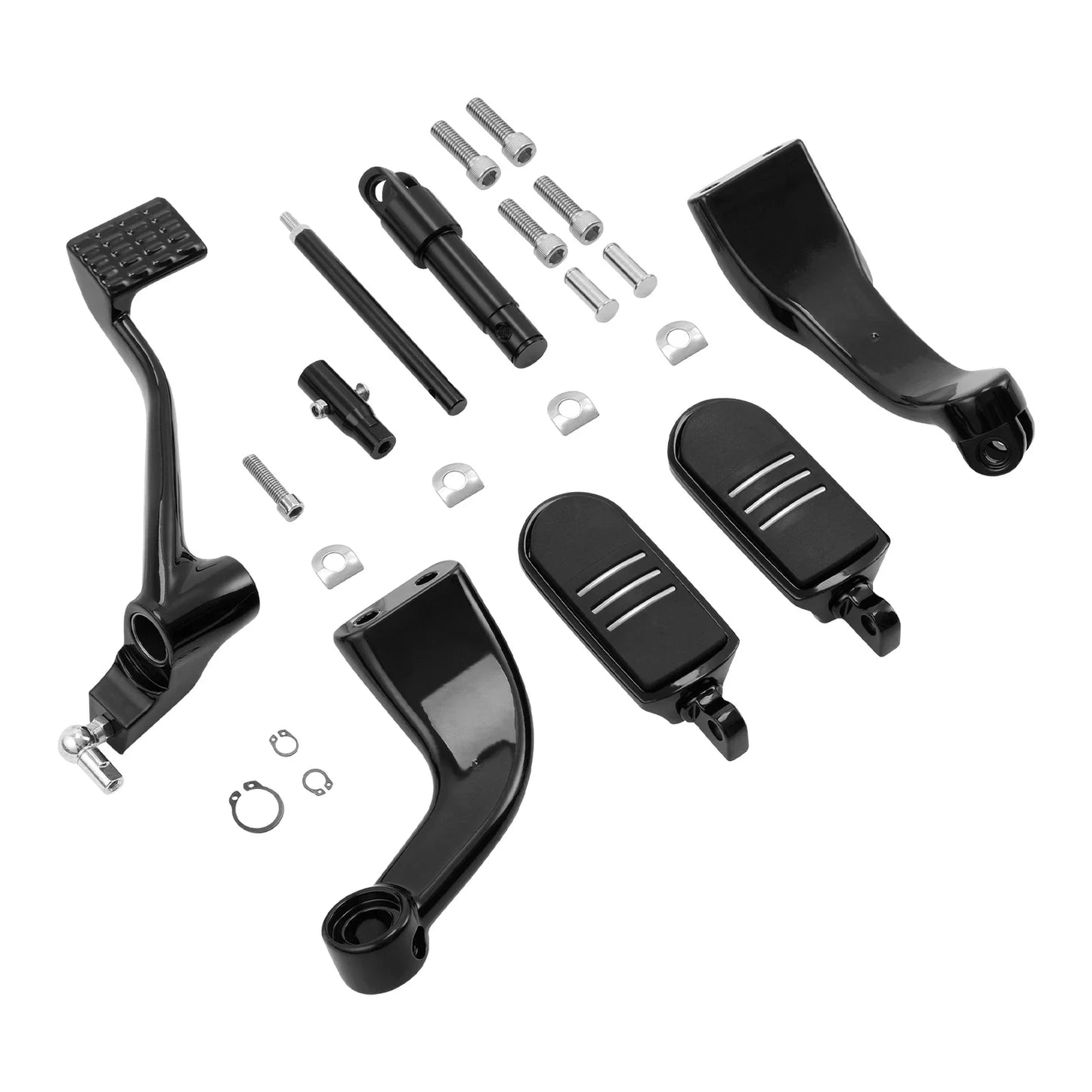 Black Mid-Controls Shifter Lever Pegs for Harley Sportster XL (2014-2022)
