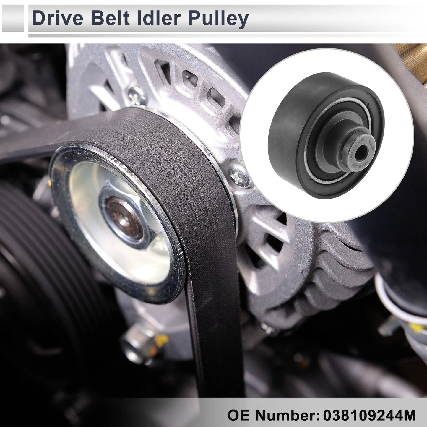 Idler Pulley for VW Golf (1999–2004) No. 038109244M