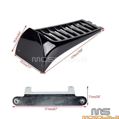 Radiator Guard Chin Spoiler for Harley Softail Street Bob Breakout Fat Bob (18-20)