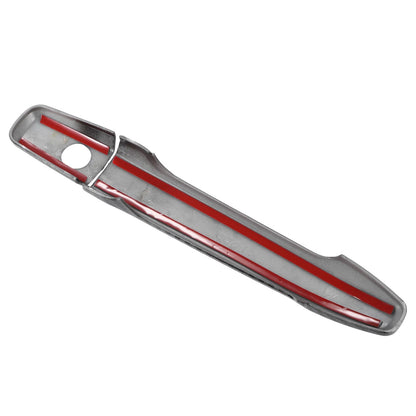 4Pcs Door Handle Cover for Mitsubishi (No Keyless Holes, Carbon Fiber)