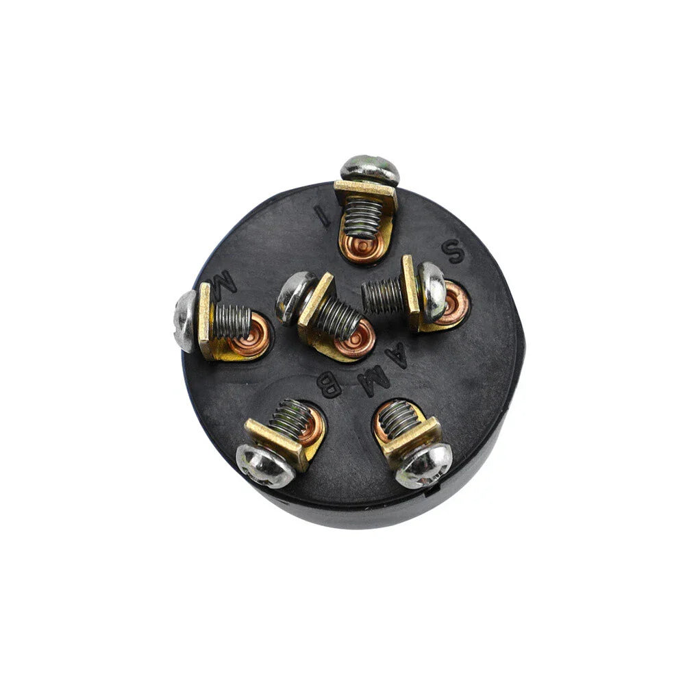 3 Position Outboard Ignition Switch with 6 Terminals & 2 Keys for Boats