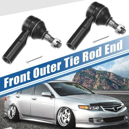 2X Front Outer Tie Rod End Links ES3713 for Toyota Matrix (2003–2008)