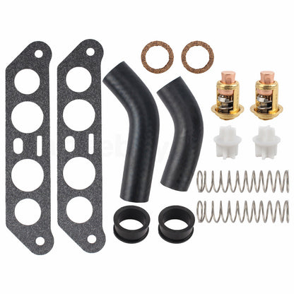 Thermostat Kit with Hoses for Johnson Evinrude V4 Crossflow (1968–1991)