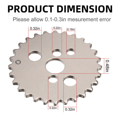Cam Chain & Camshaft Sprocket for Honda XR80R CRF80F (2000–2009)