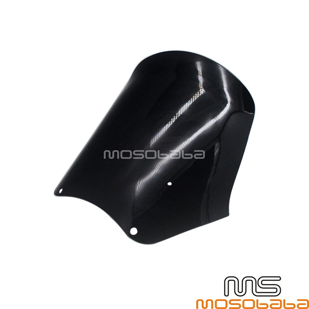 15" Black Windshield for Harley Dyna Low Rider FXDLS, Wide Glide FXDWG (2016-2023)