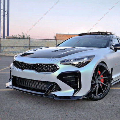 Front Bumper Side Vent Grill Blade Trim Cover for KIA Stinger (2017-2023)