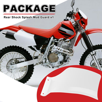 Rear Mud Flap Splash Guard for Honda XR400R (1996–2004)