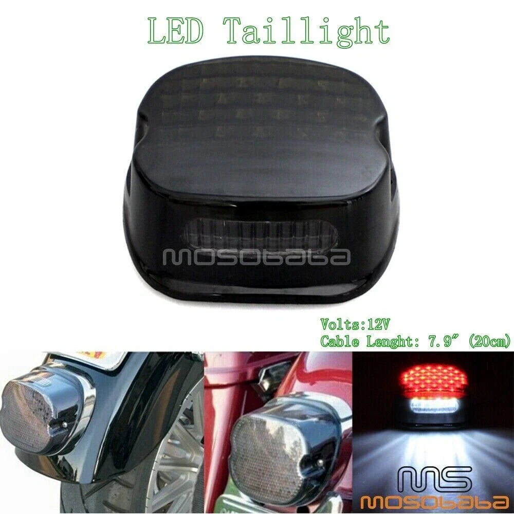 Smoke LED Brake Taillight Lamp for Harley FLSTF FLSTFB FLST FLTR FLHR FLHTKL
