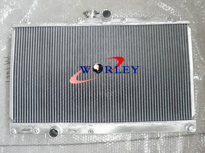 52mm Aluminum Radiator with 2 Fans for Mitsubishi Lancer EVO 7 8 (2001–2007)
