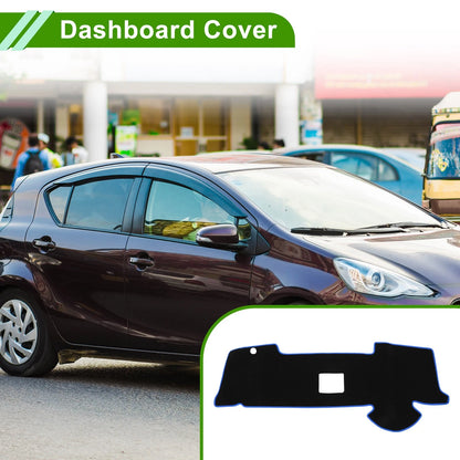 Dashboard Cover for Toyota Aqua MXPK10/MXPK11 (2011–2020) Black Blue