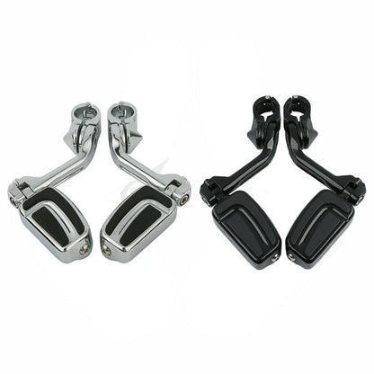 1-1/4'' Angled Engine Guard Foot Peg Mount for Harley Sportster