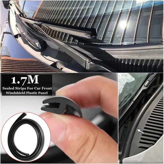1.7m Rubber Seal Strips Trim for Front Windshield Rear Sunroof Weatherstrip