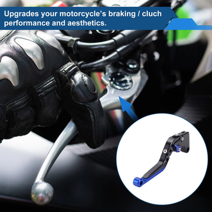 Adjustable Brake Clutch Levers for Yamaha MT-07 (2014–2022) Black Blue