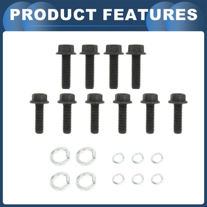 Bell Housing Bolt Kit for Chevrolet Camaro 1967-1981 - Black 1 Set