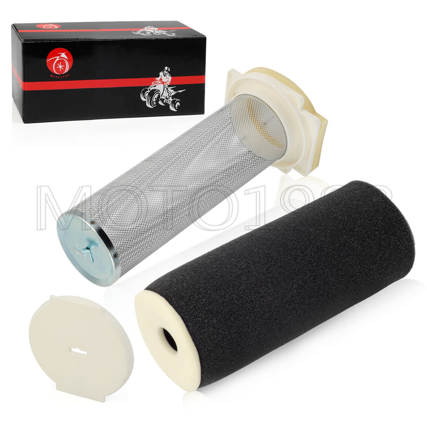 Air Filter Cage Guide End Cap Kit for Yamaha Warrior 350 (1987–2004)