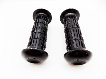 Set of 2 Black Hand Grips for Kawasaki KZ440 LTD (1980–1982)
