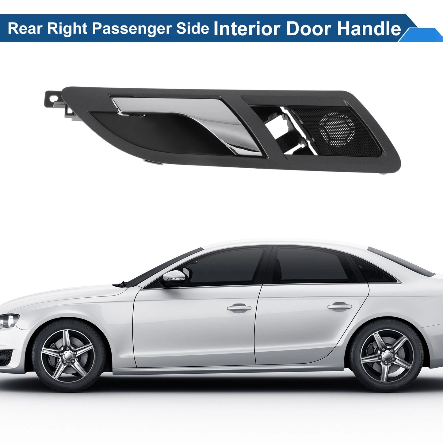 Rear Right Passenger Side Interior Door Handle for VW Skoda (2001–2008)