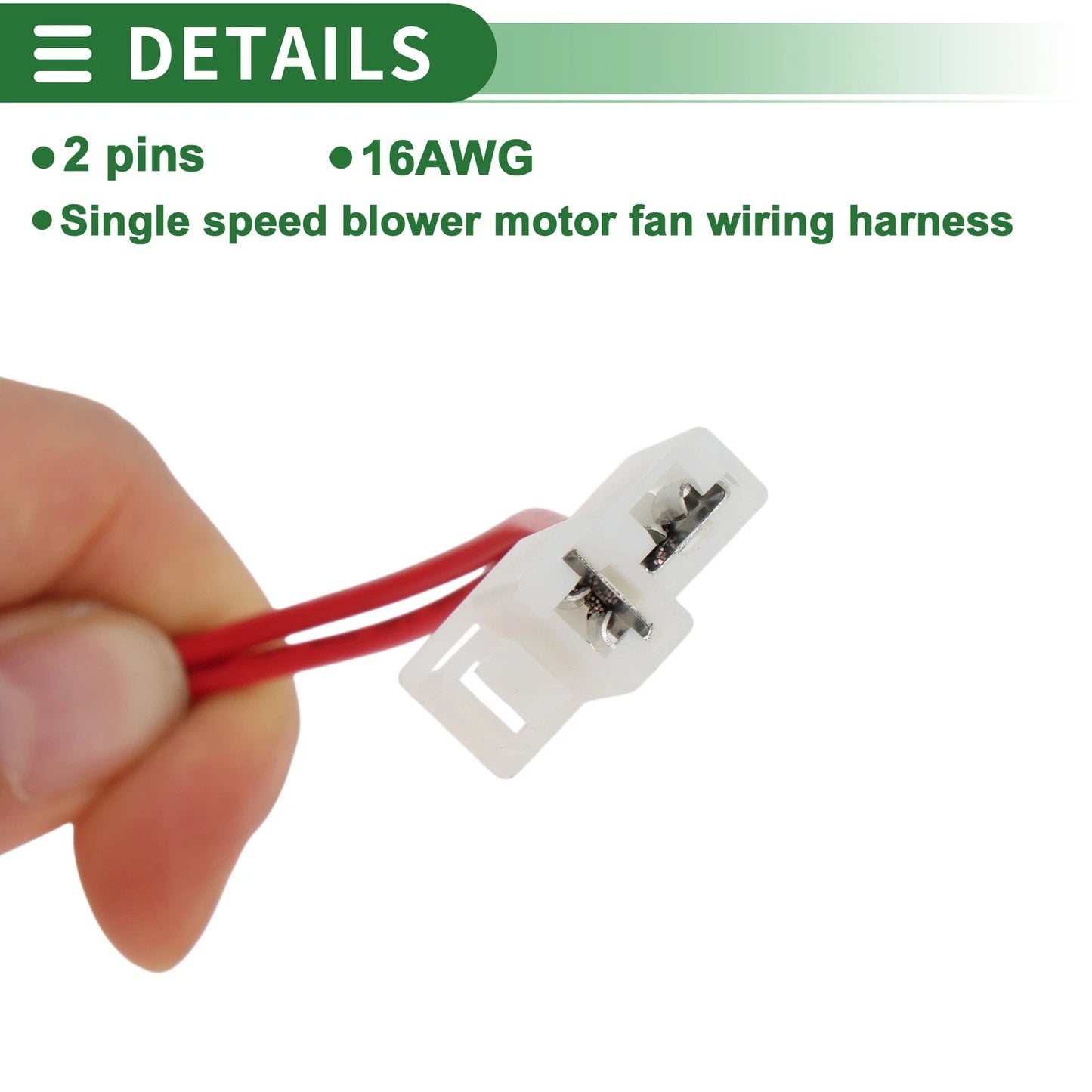Blower Resistor Wiring Harness Connector for Toyota Matrix (2003–2008) 2 Pin Set