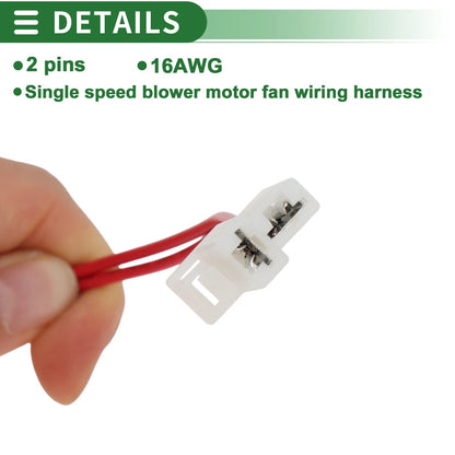 Blower Resistor Wiring Harness Connector for Toyota Matrix (2003–2008) 2 Pin Set