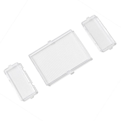 3 Piece Clear Dome Light Lens Cover for Chevy/GMC Pickup (1988–1998)