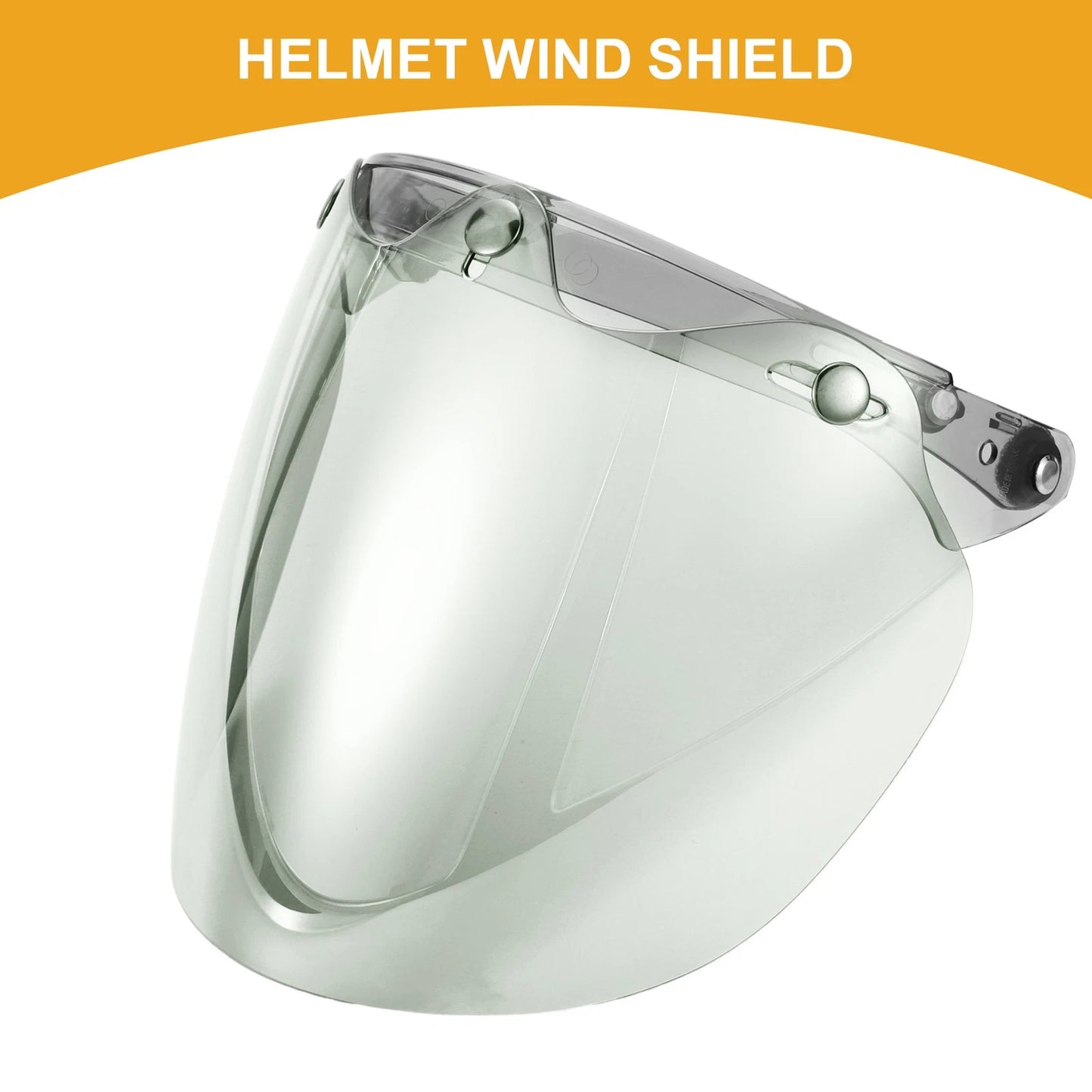 Universal Helmet Wind Shield for Motorcycle Helmet (1pc) Light Green