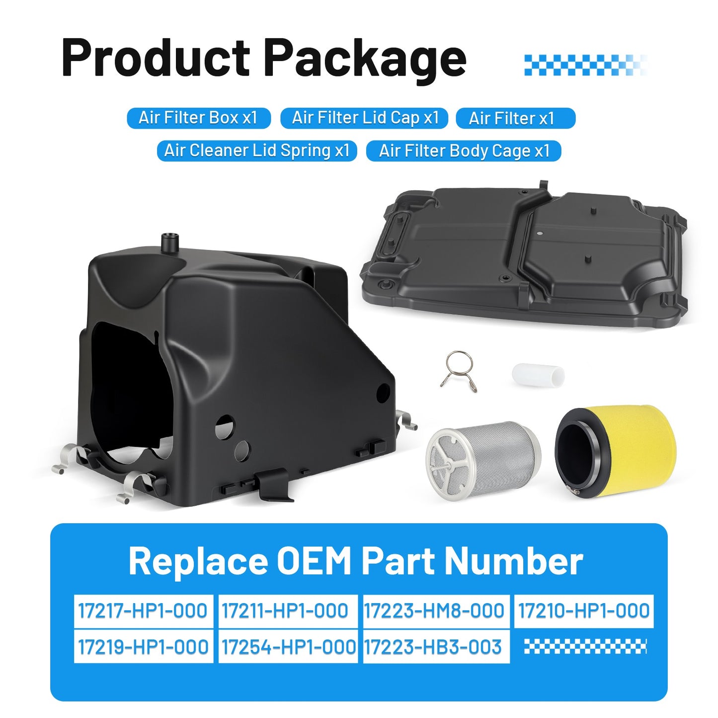 Air Filter Box & Lid Kit for Honda TRX450R (2004–2005)