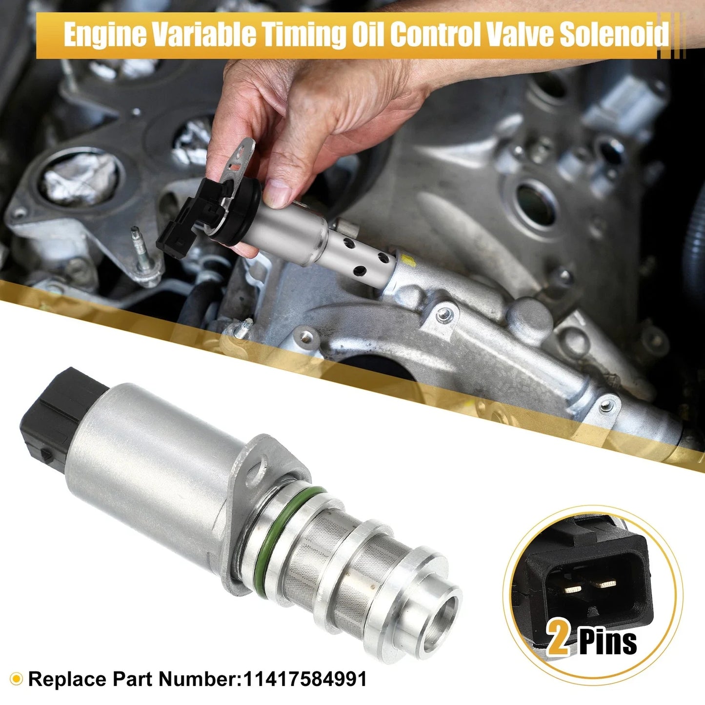 Variable Valve Timing Solenoid VVT for BMW X3 3.0i (2007-2008)