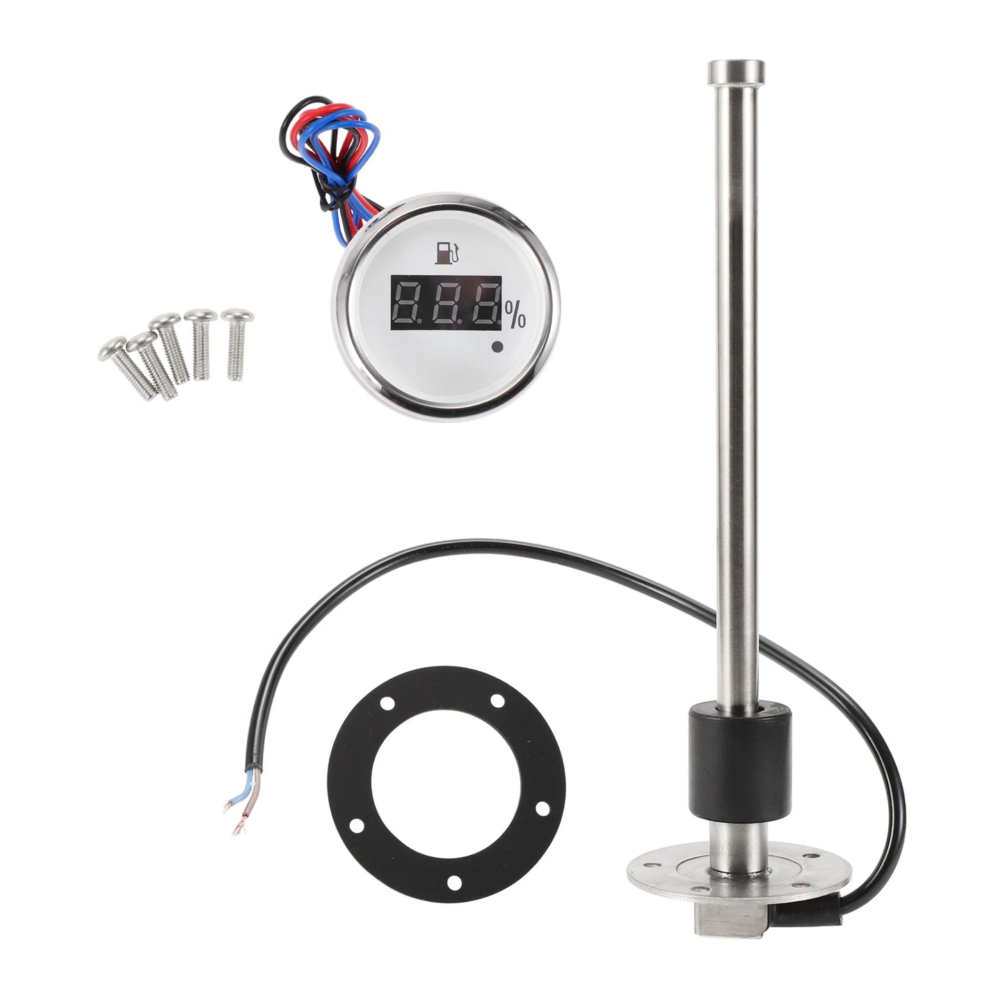 Fuel Sending Unit and Gauge Kit 240-33 Ohm 9.49" for Boat Car Truck