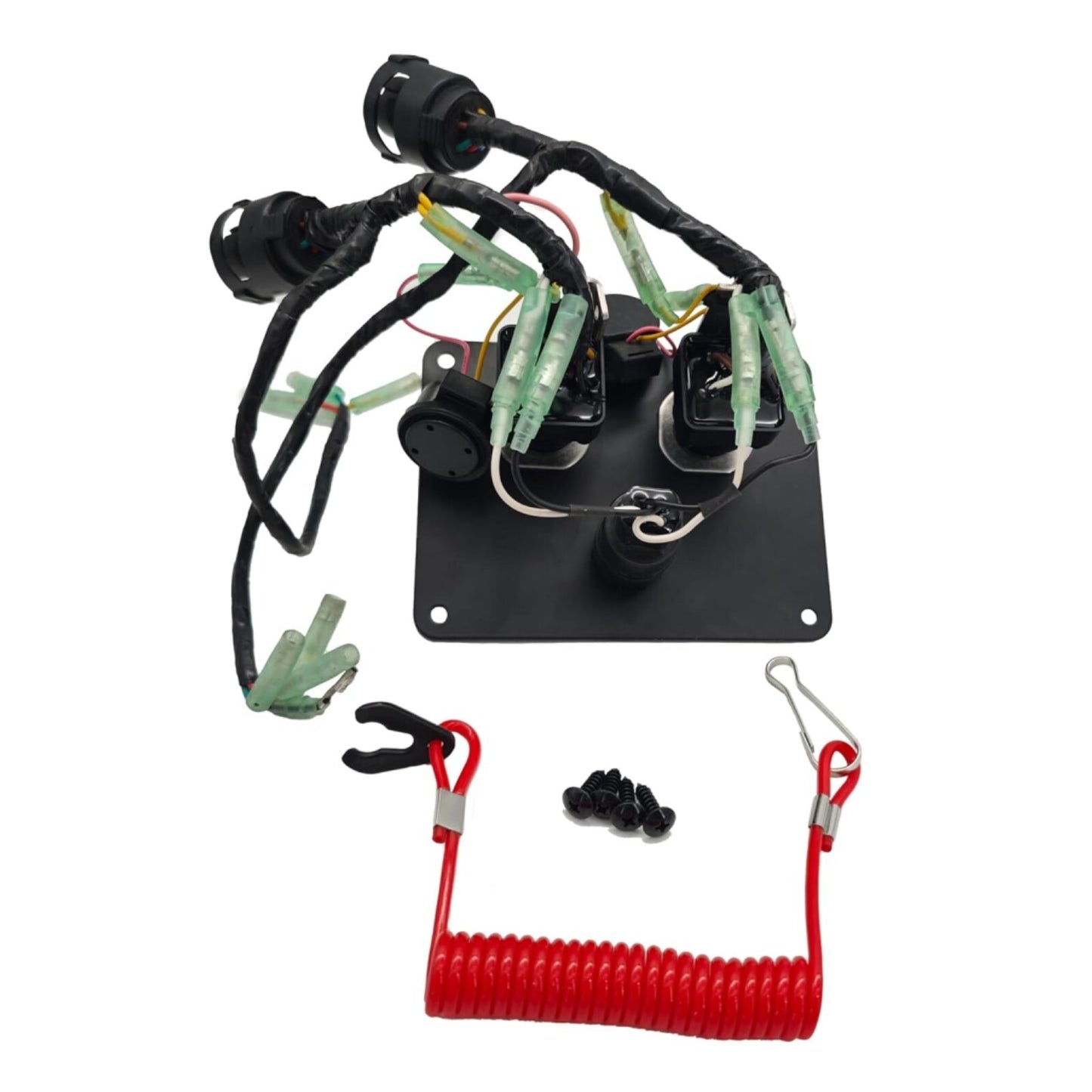 Dual Remote Control Panel Key Switch for Yamaha Outboard (Fits 6K1-82570-08)