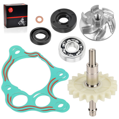 Water Pump Impeller Shaft Gear Kit for Honda CR500R (1986–2001)