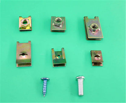 200pcs U-Type Clips U-Nuts for Car Body Door Panel Trim Fasteners