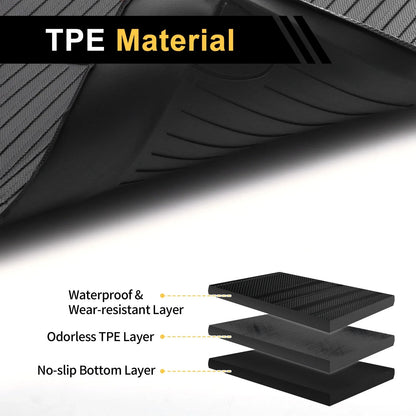 Cargo Liner Rear Trunk Mat for Chevrolet Blazer EV 2024 Stripe Pattern