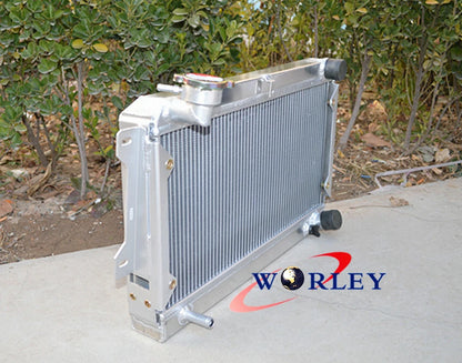 Aluminum Radiator & Oil Cooler for Mazda R100 Familia (1968–1973)